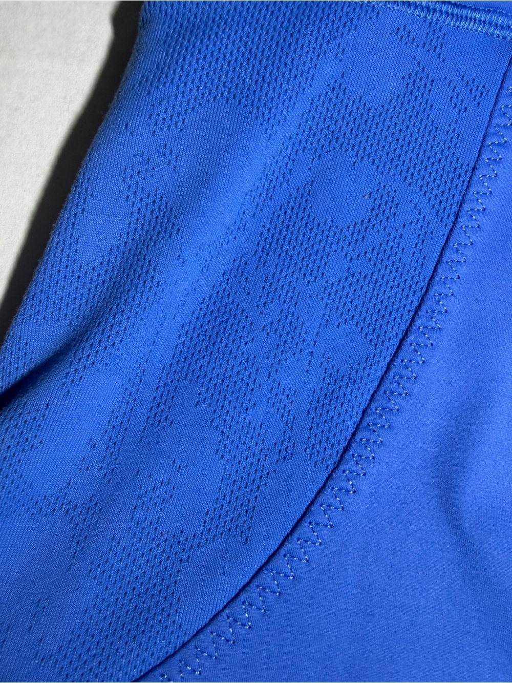 Lululemon Chaturanga blue mesh-back athletic tank, 8 - Picture 9 of 10